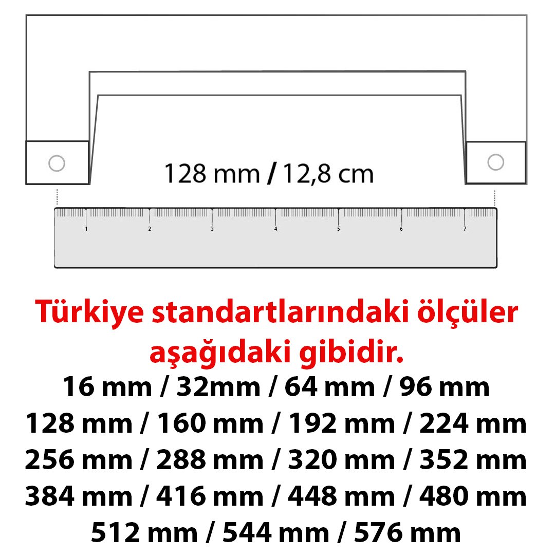 Eymen Polimer Düz Krom P01 Mobilya Kulp 96 mm Fiyatları Online Hırdavat