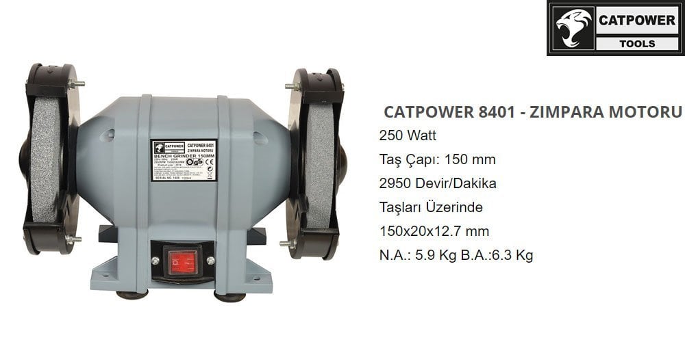 CatPower CAT 8401 Zımpara Motoru 150 mm