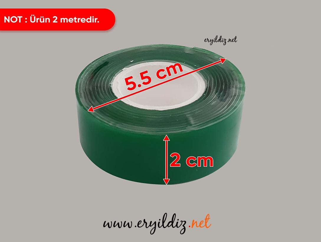 Vodaseal İç Mekan İçin Çift Taraflı Montaj Bandı 20 mm x 1,5 m Eryıldız Hırdavat