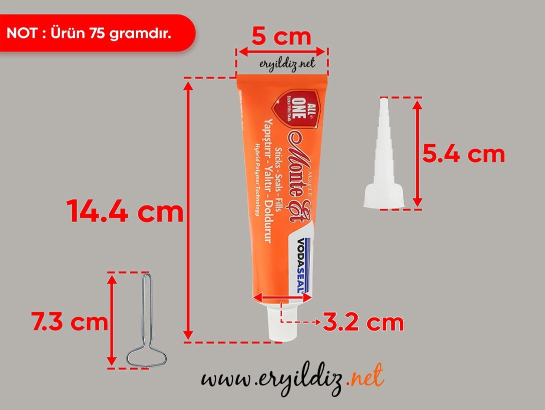 Vodaseal Monte Et 75 gr Eryıldız Hırdavat