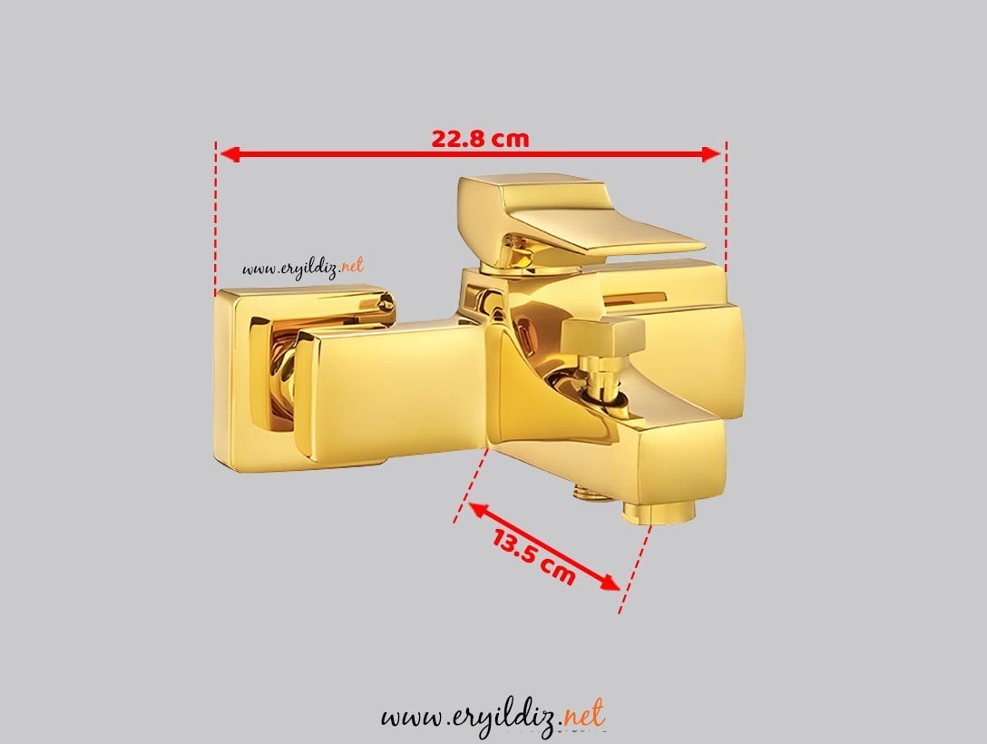 Eca Caro Banyo Bataryası Altın Er Yıldız hırdavat