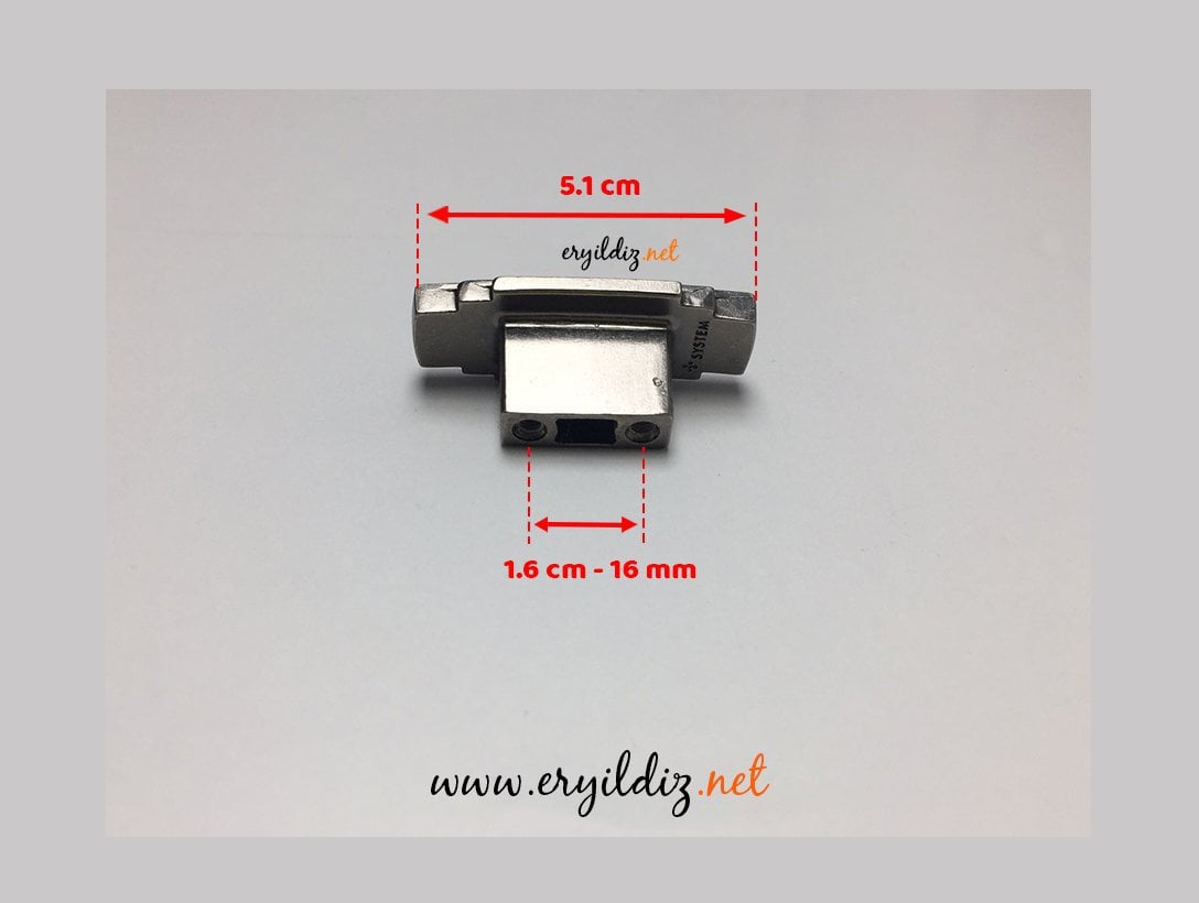 System SP 4215 Mobilya Kulp Antrasit 16 mm Eryıldız Hırdavat 